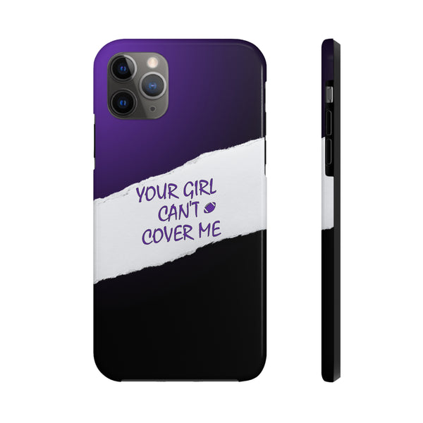 YGCCM Purple & Black iPhone Case