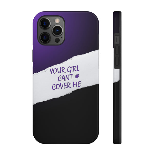 YGCCM Purple & Black iPhone Case