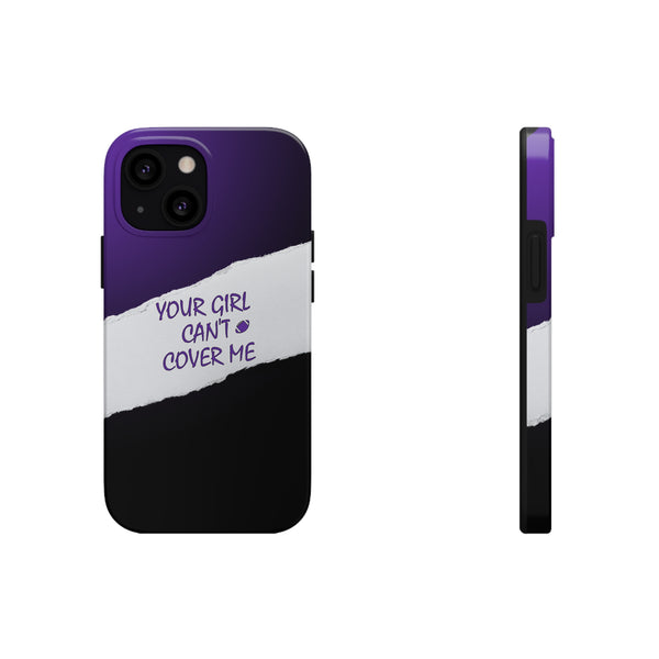 YGCCM Purple & Black iPhone Case