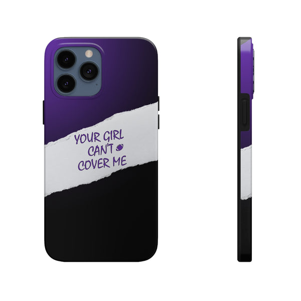 YGCCM Purple & Black iPhone Case