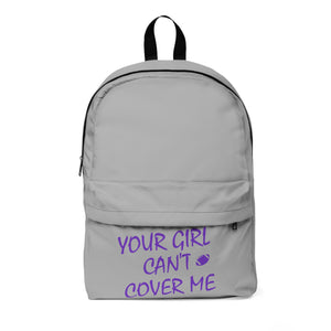 Grey & Purple Backpack