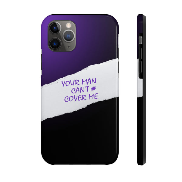 YMCCM Purple & Black iPhone Case