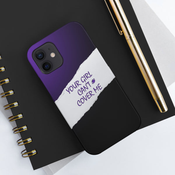 YGCCM Purple & Black iPhone Case