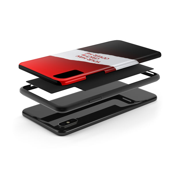 YMCCM Red & Black iPhone Case