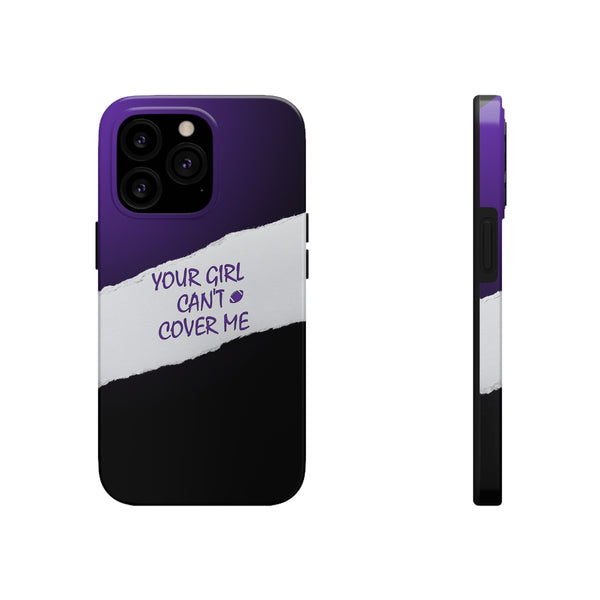 YGCCM Purple & Black iPhone Case