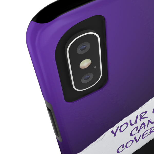 YGCCM Purple & Black iPhone Case