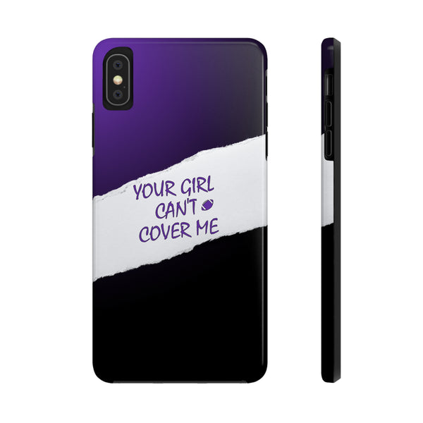 YGCCM Purple & Black iPhone Case