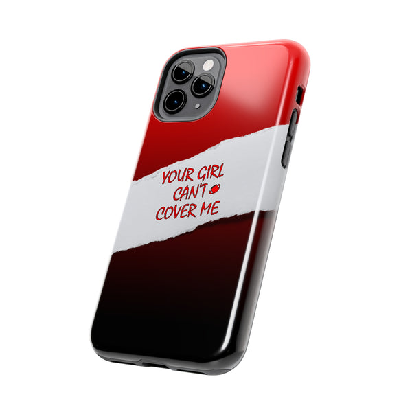 YGCCM Red & Black iPhone Case