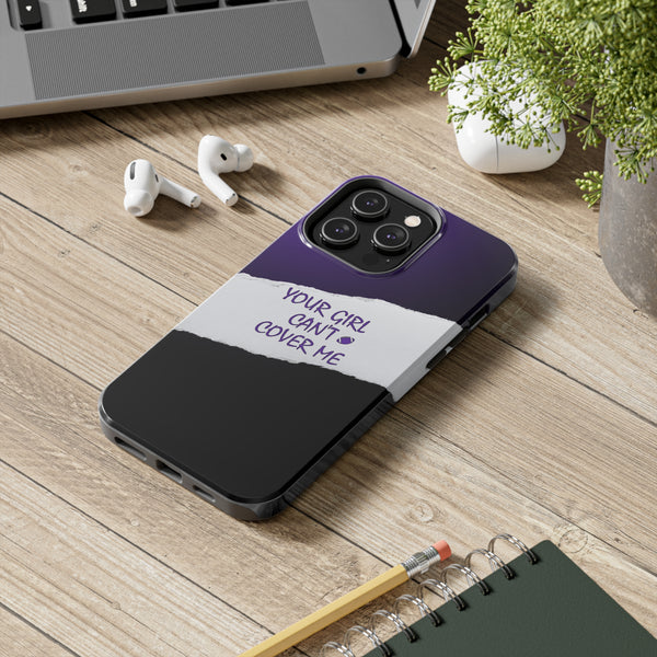 YGCCM Purple & Black iPhone Case