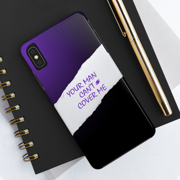 YMCCM Purple & Black iPhone Case