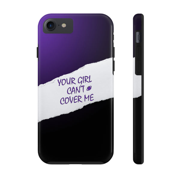 YGCCM Purple & Black iPhone Case