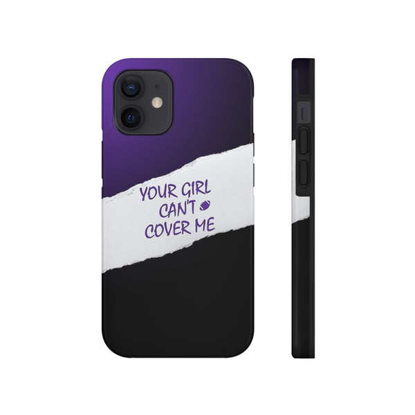 YGCCM Purple & Black iPhone Case