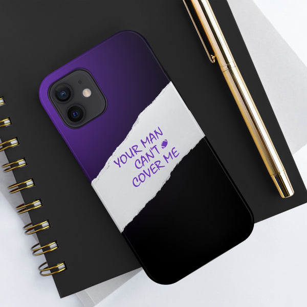 YMCCM Purple & Black iPhone Case