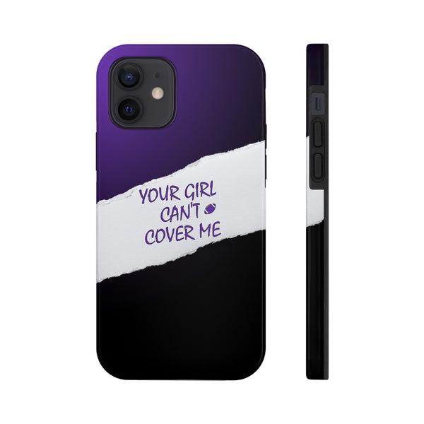 YGCCM Purple & Black iPhone Case