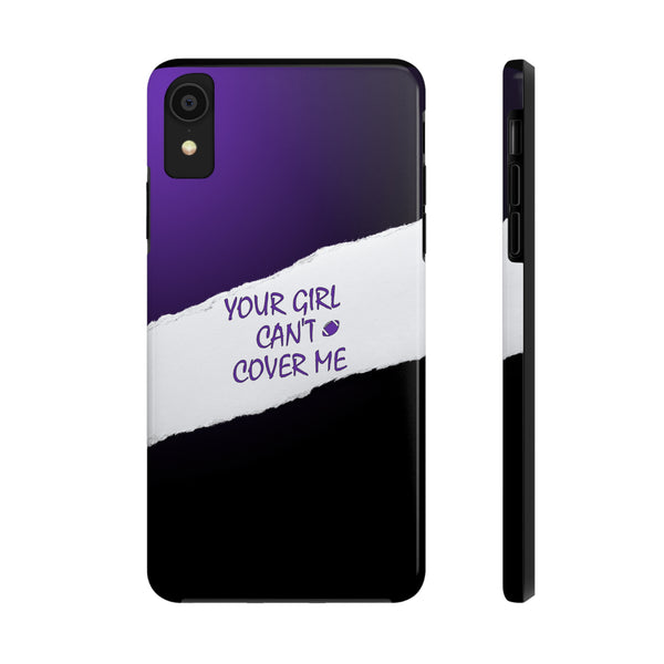 YGCCM Purple & Black iPhone Case