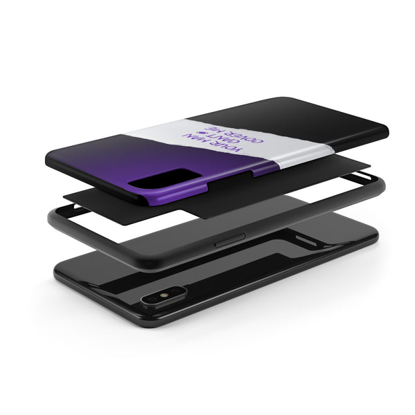 YMCCM Purple & Black iPhone Case