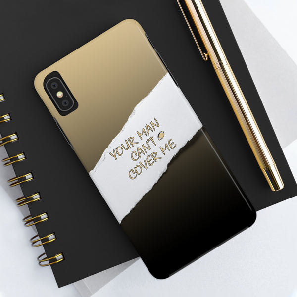 YMCCM Gold & Black iPhone Case