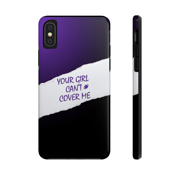 YGCCM Purple & Black iPhone Case