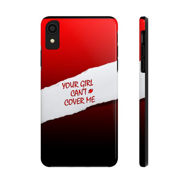 YGCCM Red & Black iPhone Case