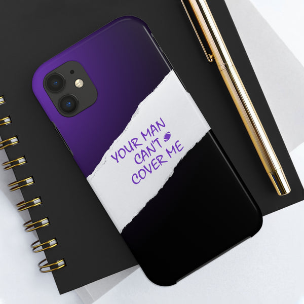 YMCCM Purple & Black iPhone Case