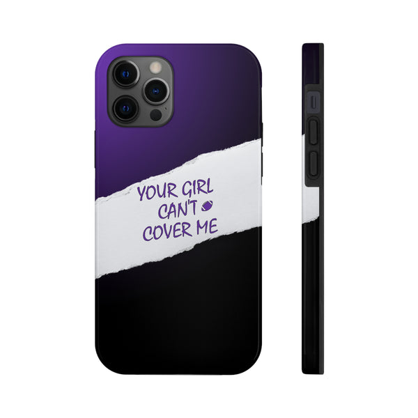 YGCCM Purple & Black iPhone Case