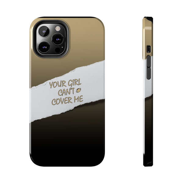 YGCCM Gold & Black iPhone Case