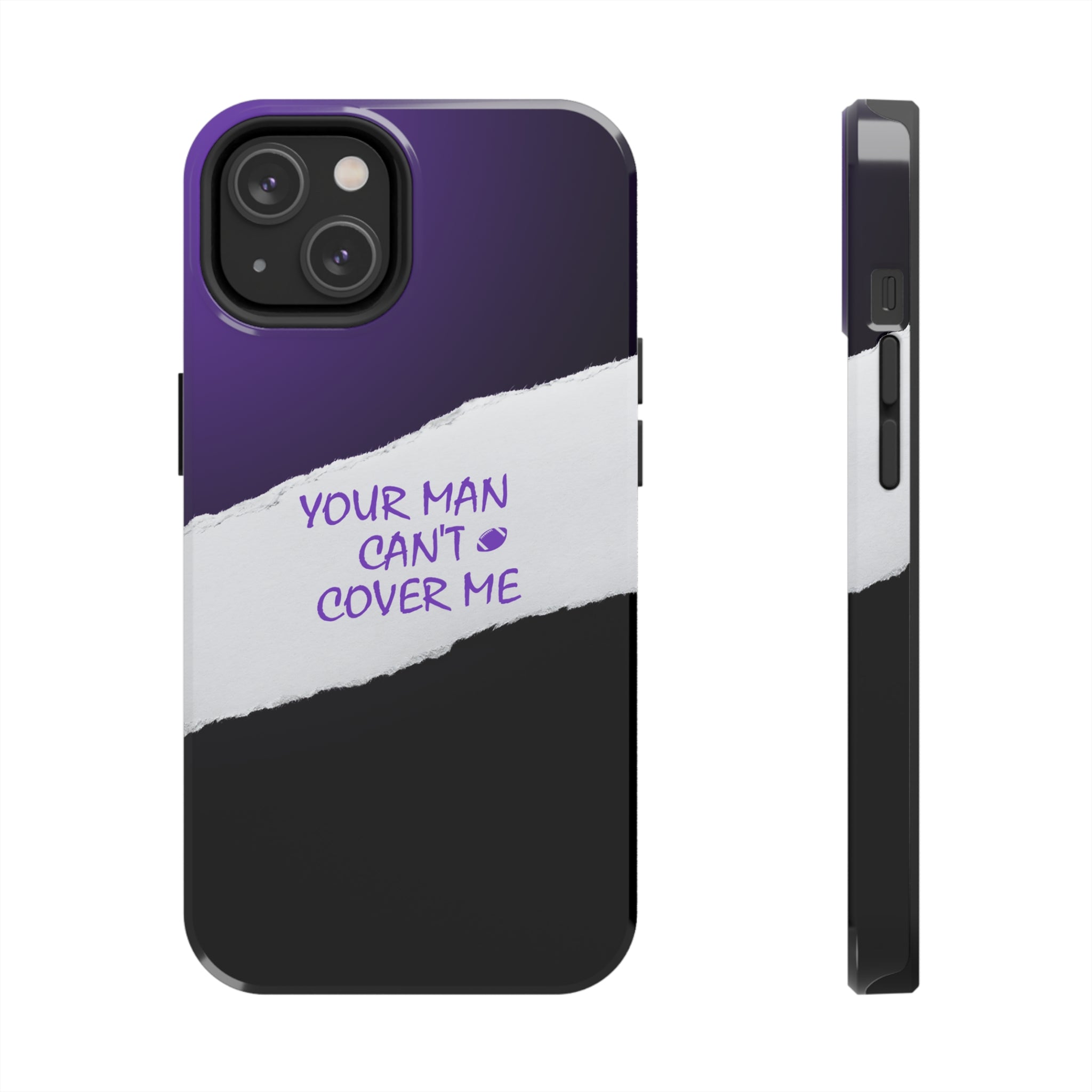 YMCCM Purple & Black iPhone Case