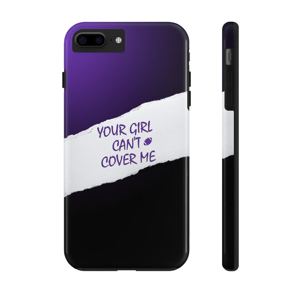 YGCCM Purple & Black iPhone Case