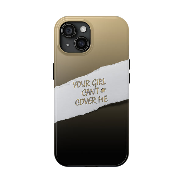 YGCCM Gold & Black iPhone Case