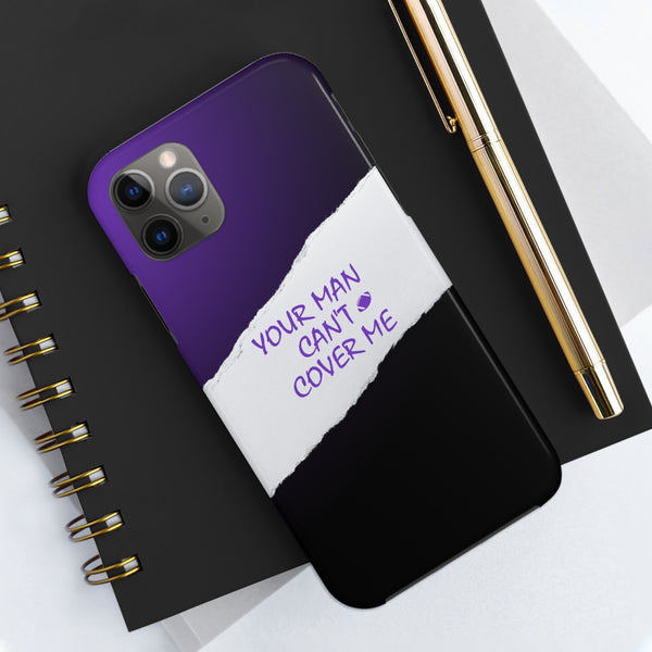 YMCCM Purple & Black iPhone Case