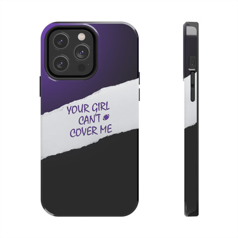 YGCCM Purple & Black iPhone Case