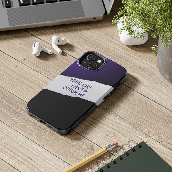 YGCCM Purple & Black iPhone Case