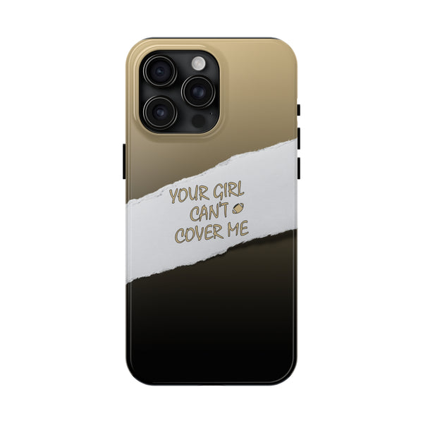 YGCCM Gold & Black iPhone Case