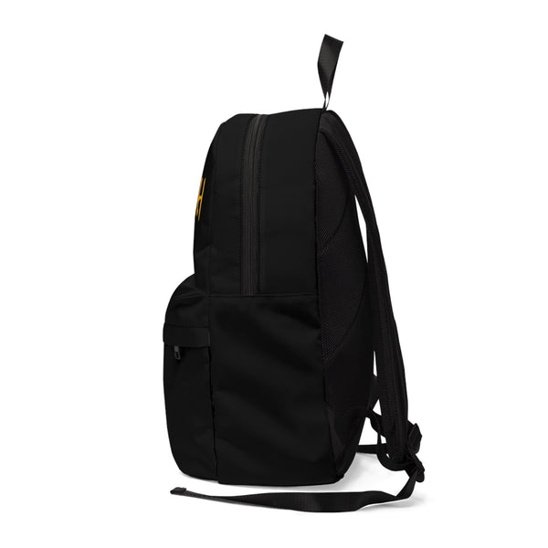 Custom Black & Yellow YMCCM Backpack