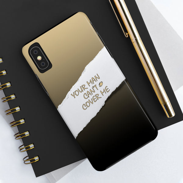 YMCCM Gold & Black iPhone Case